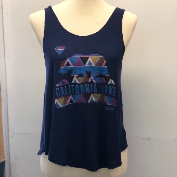 Billabong Just Like us Tank Top Midnight - Picture 2 of 6